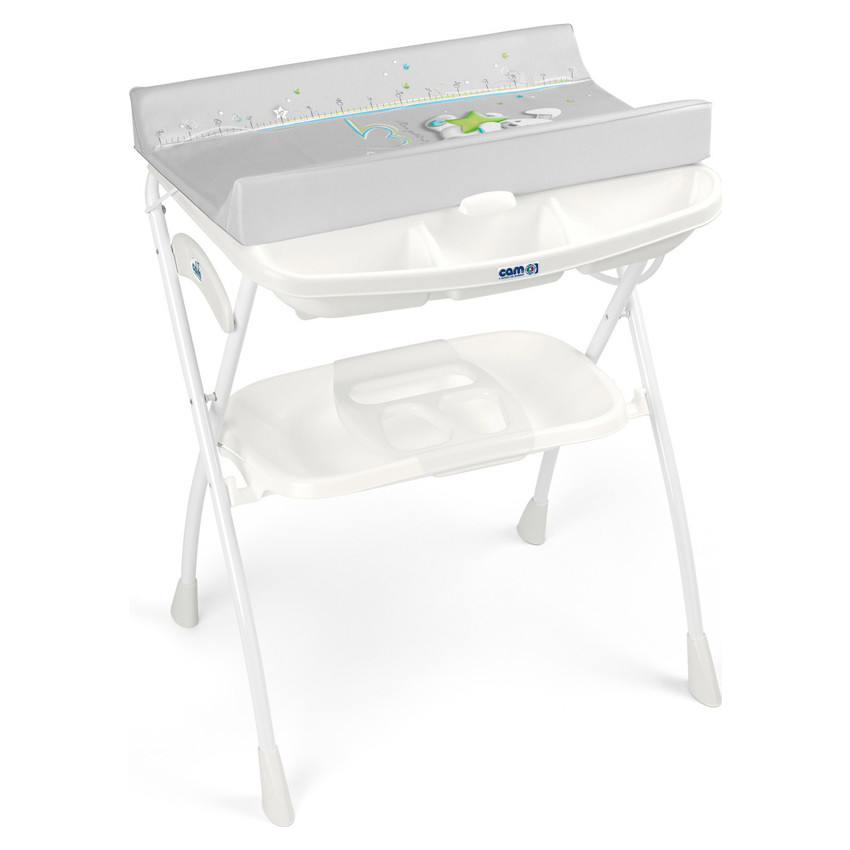 Cam Μπανιέρα-Αλλαξιέρα Μωρού Volare Γκρι 