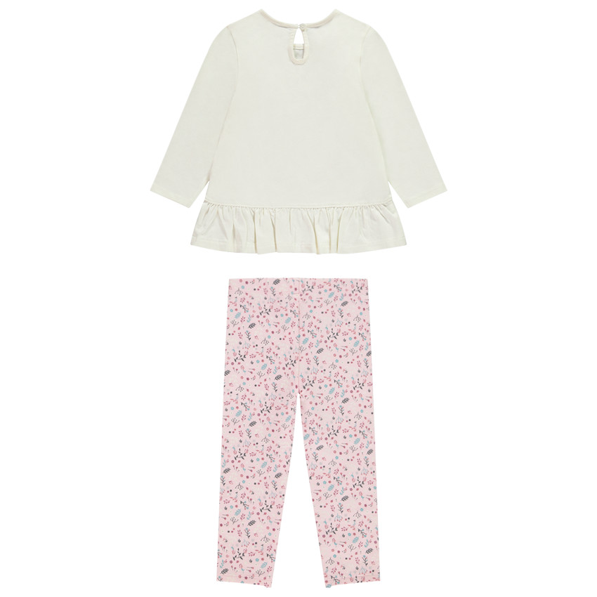 Σέτ 2 τμχ. με εκτύπωση για μωρό κορίτσι 