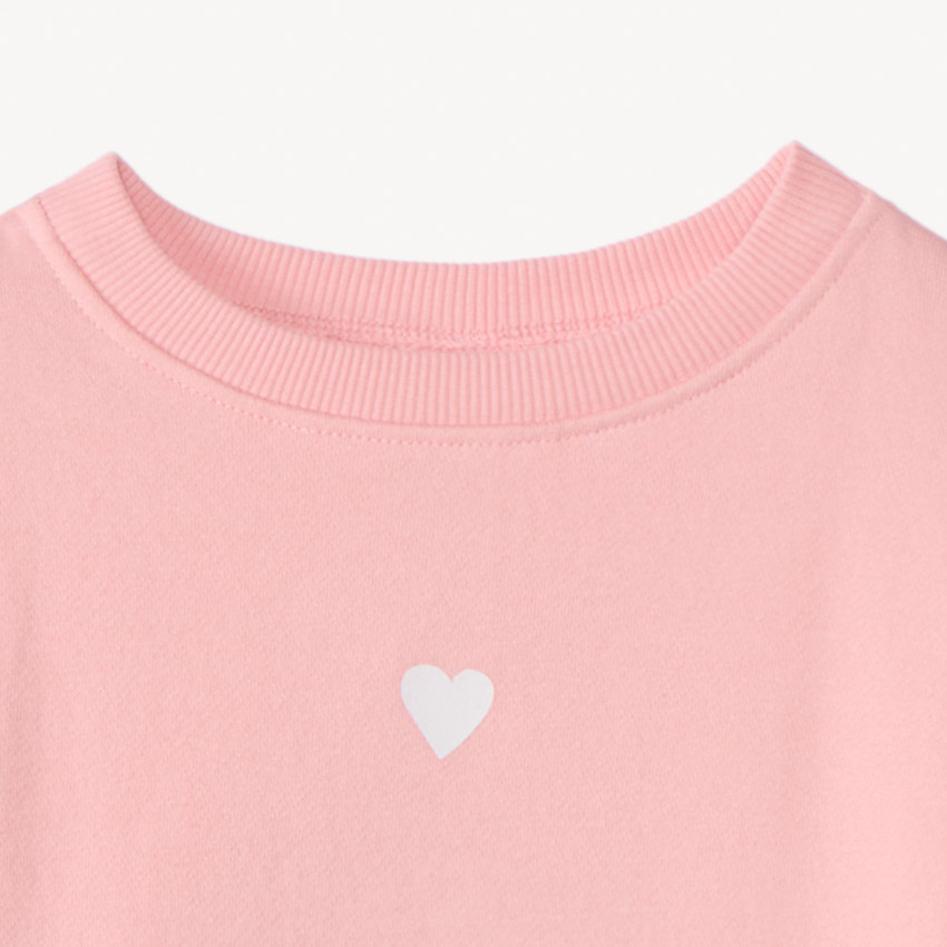 Σετ φούτερ και παντελόνι φόρμας μονόχρωμο για bebe κορίτσι 