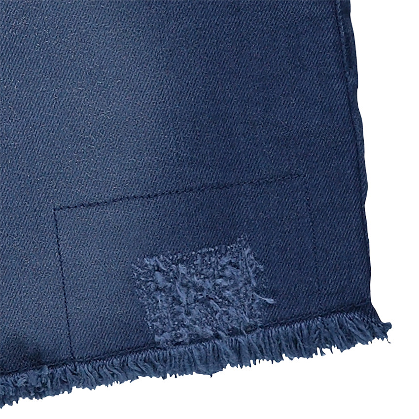 Τζιν σορτσάκι με ξέφτια 