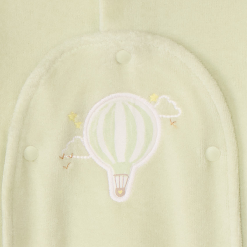 Φορμάκι βελουτέ με σχέδιο αερόστατο για πρόωρο μωρό 