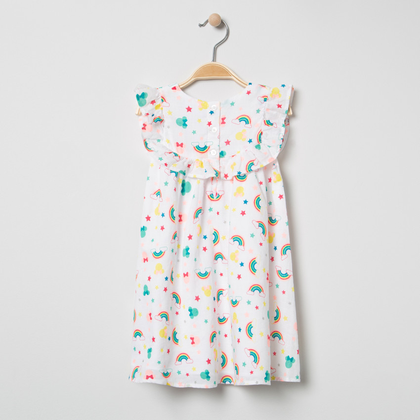 Φόρεμα αμάνικο με βολάν  Minnie 