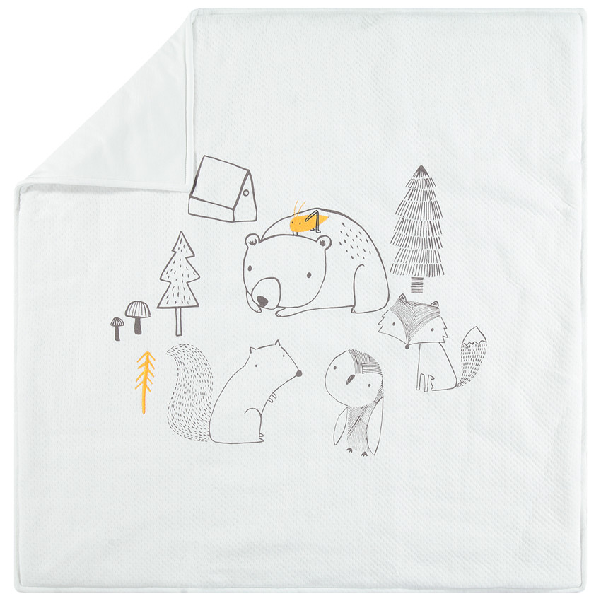 Κάλυμμα από jersey με ζώα του δάσους 