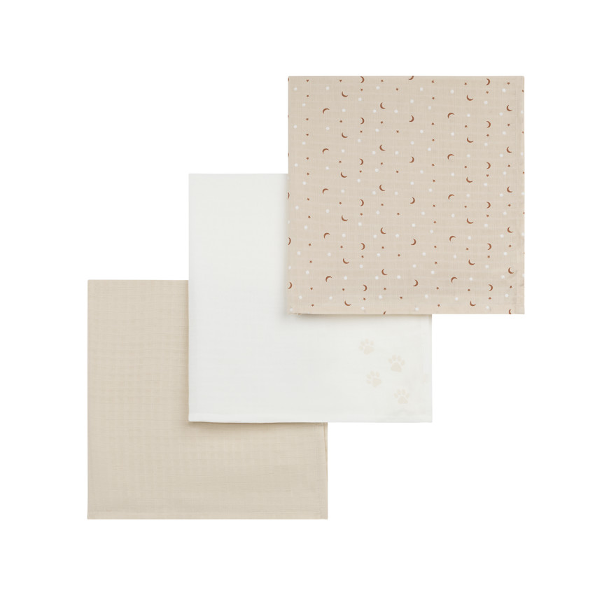 Σετ 3 γάζες 70 x 70 cm Mon Petit Chat 