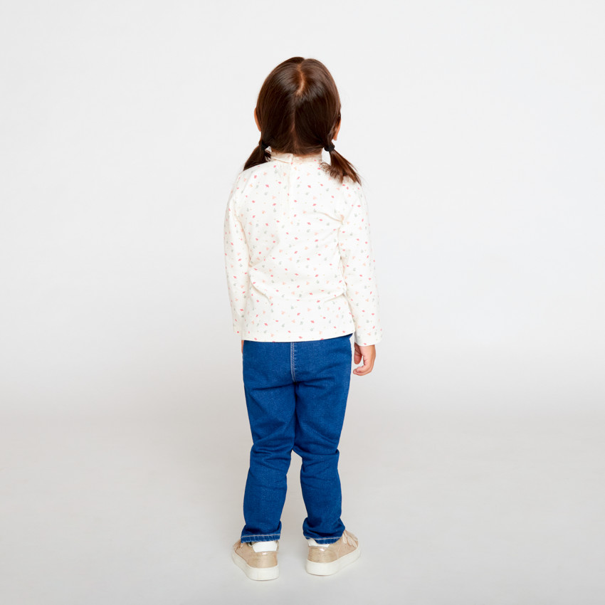 Lot de 2 sous-pulls à col roulé pour bébé fille 