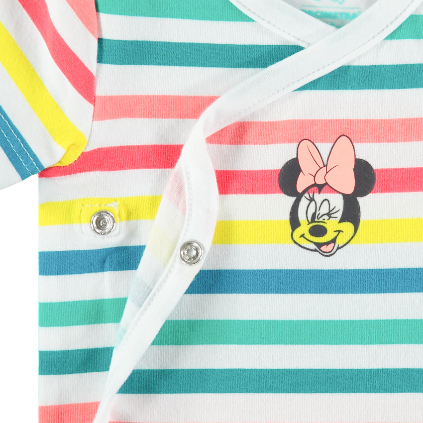 Σέτ από 5 bodies κοντομάνικαμε τύπωμα Minnie Disney Main Σέτ από 5 bodies κοντομάνικαμε τύπωμα Minnie Disney