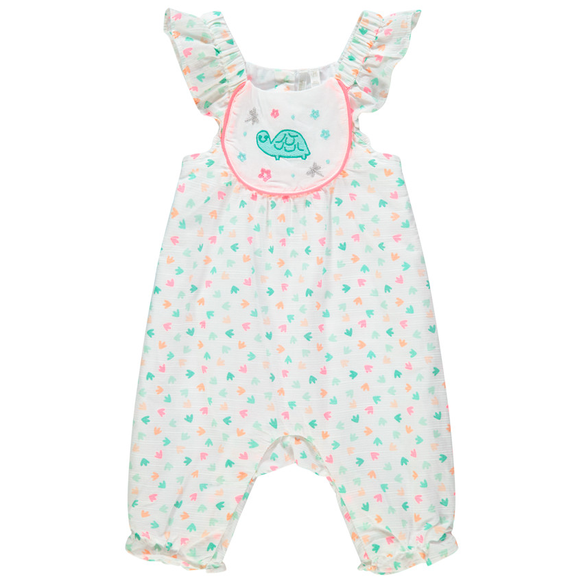 Combi μακρύ με σχέδιο all-over και κεντημένη χελώνα 