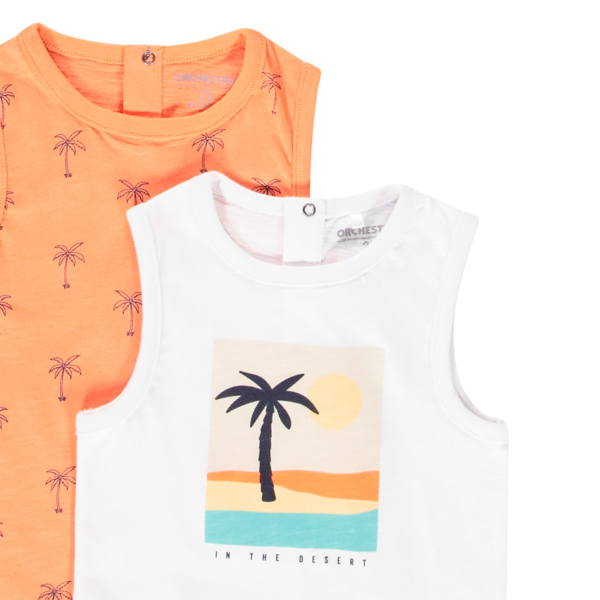 Σετ από 5 Αμάνικο μπλουζάκια για bebe αγόρι  Additional Σετ από 5 Αμάνικο μπλουζάκια για bebe αγόρι