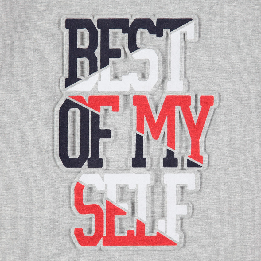 Φούτερ από φανέλα με φράση μπροστά σε κολεγιακό στυλ  Additional Φούτερ από φανέλα με φράση μπροστά σε κολεγιακό στυλ