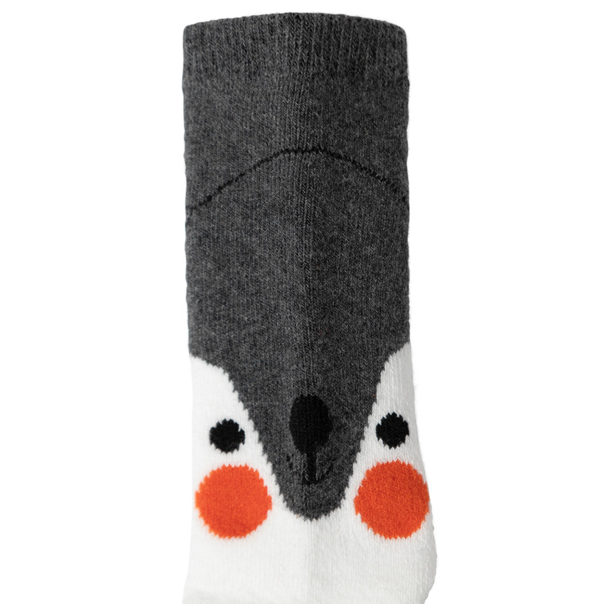 Chaussettes antidérapantes hautes motif animal 