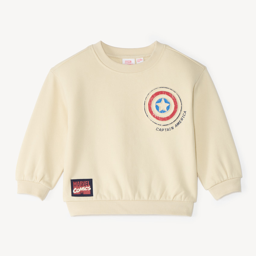 Φούτερ μωρού αγόρι από φλις με σχέδιο Captain America Marvel 