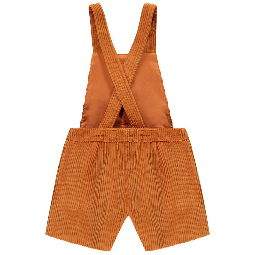 Σαλοπέτα κοντή βελουτέ κοτλέ για κόριτσι 