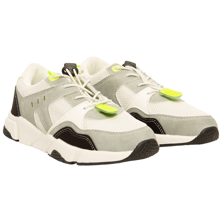 Αθλητικά παπούτσια με ελαστικά κορδόνια και stopper για αγόρι 