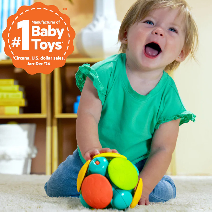 JOUET DIVERS 1ER AGE BALLE D'ACTIVITE WOBBLE BOBBLE 