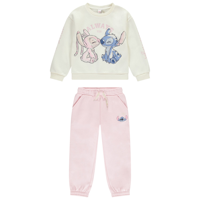 Ensemble jogging + sweat Stitch Disney fille 