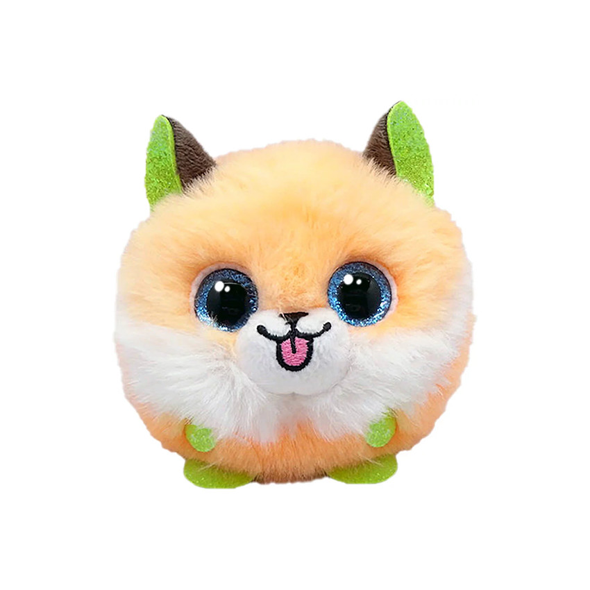 Μικρή peluche Ty Puffies Sherbet ο σκύλος σε σχήμα μπάλας με πολύ απαλή fourrure 