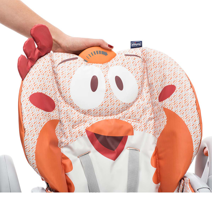 Καρέκλα Φαγητού Polly 2 Start Happy Silver 