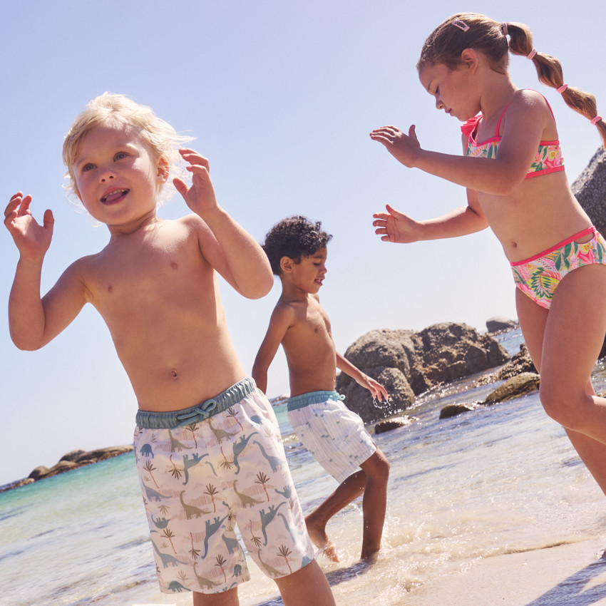 Short de bain imprimé dinosaures pour bébé garçon 