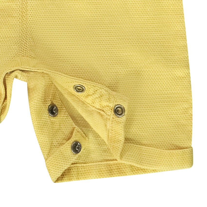 Σαλοπέτα κοντή πάνινη με κέντημα για bebe αγόρι 