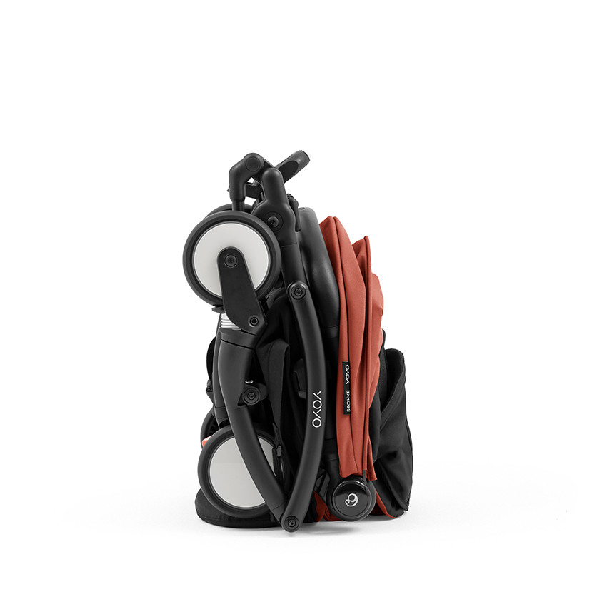 Poussette YOYO⁵ châssis + assise - Berry/Noir 