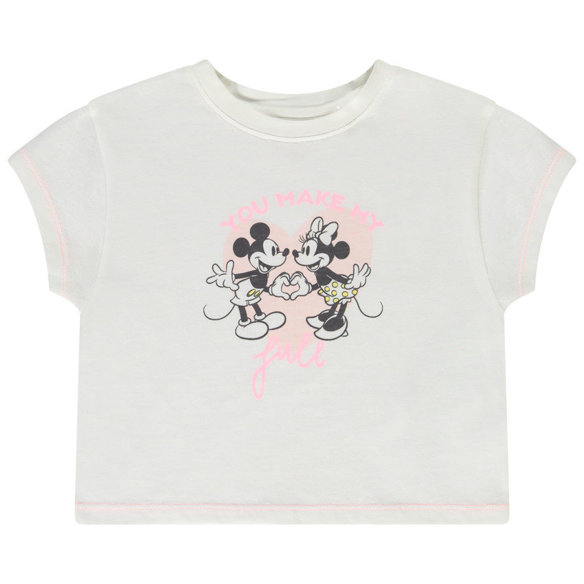 T-shirt κοντομάνικο print Minnie Disney κορίτσι 