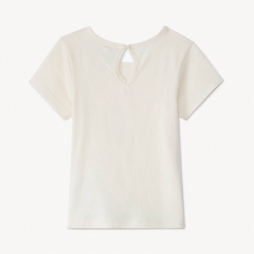 T-shirt κοντομάνικο με σχέδιο καρδιές για bebe κορίτσι 