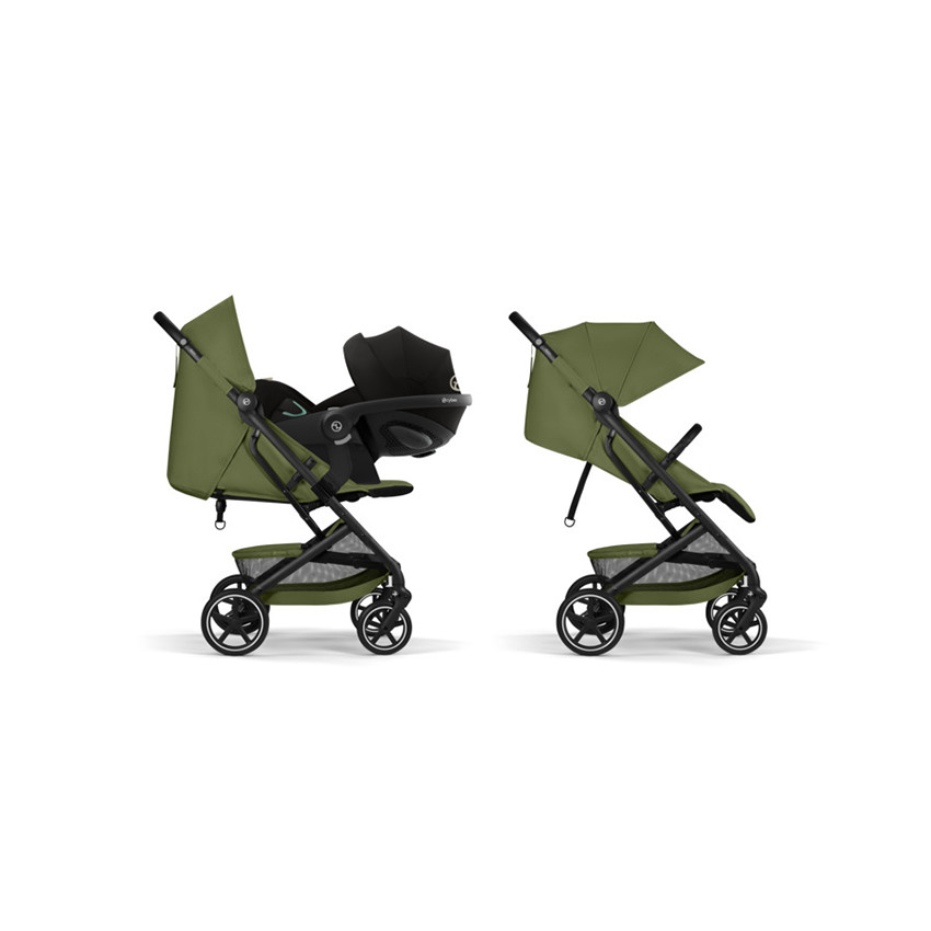 Καρότσι Μωρού Kατάλληλο για Nεογέννητο Beezy  Moss Green 8.5kg Cybex  
