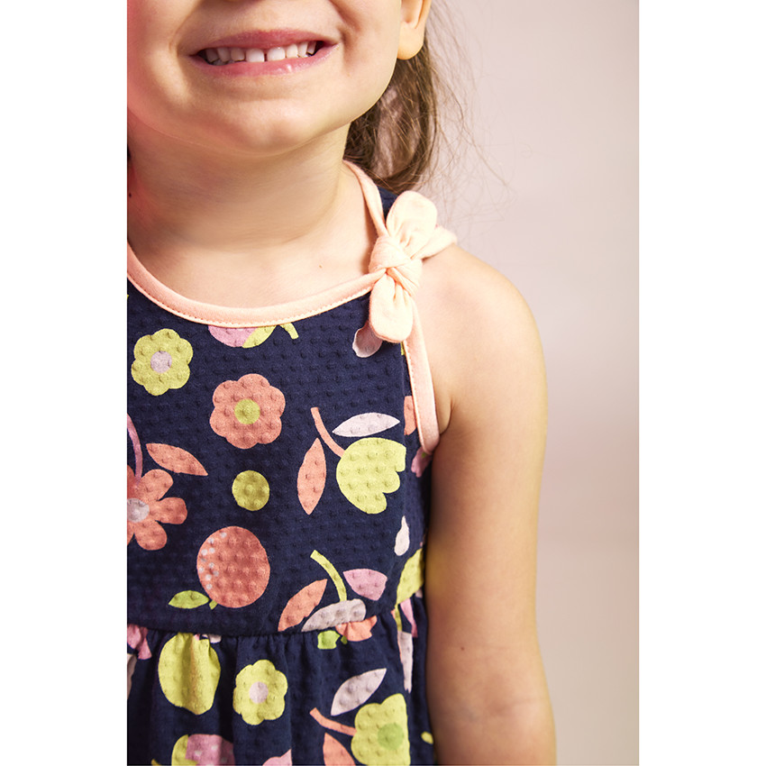 Αμάνικο φόρεμα με floral σχέδιο για bebe κορίτσι 