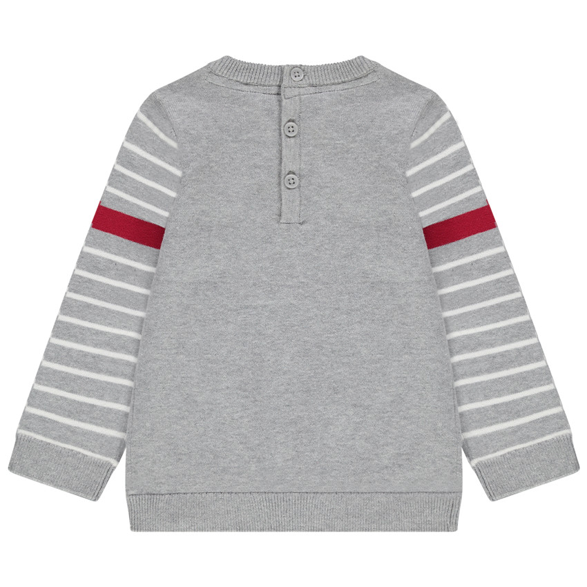 Πλεκτό με ζακάρ μοτίβο κοάλα 