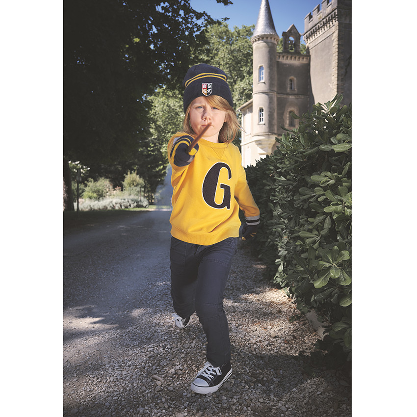 Γάντια πλεκτά ριγέ με διάφορα χρώματα 