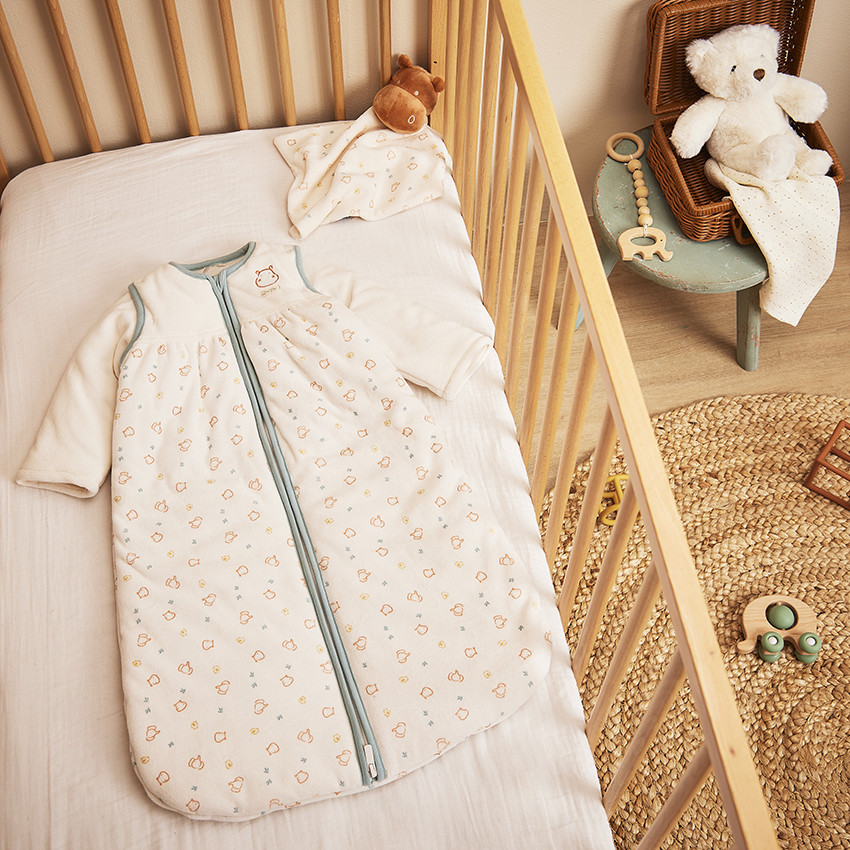 Υπνόσακος με αφαιρούμενα μανίκια βελουτέ TOG 3 για μωρό 