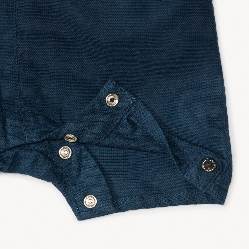 Σετ σαλόπετα + μπλουζάκι ριγέ για μωρό αγόρι 