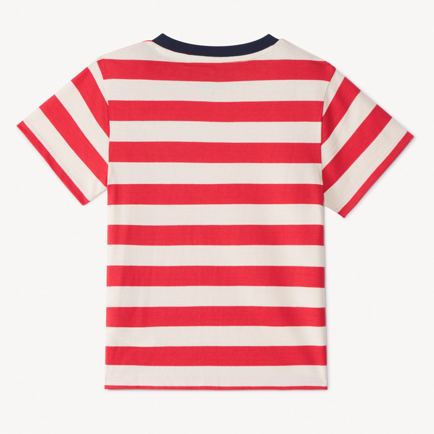 Κοντομάνικο μπλουζάκι με ρίγες Superman Warner για αγόρι 