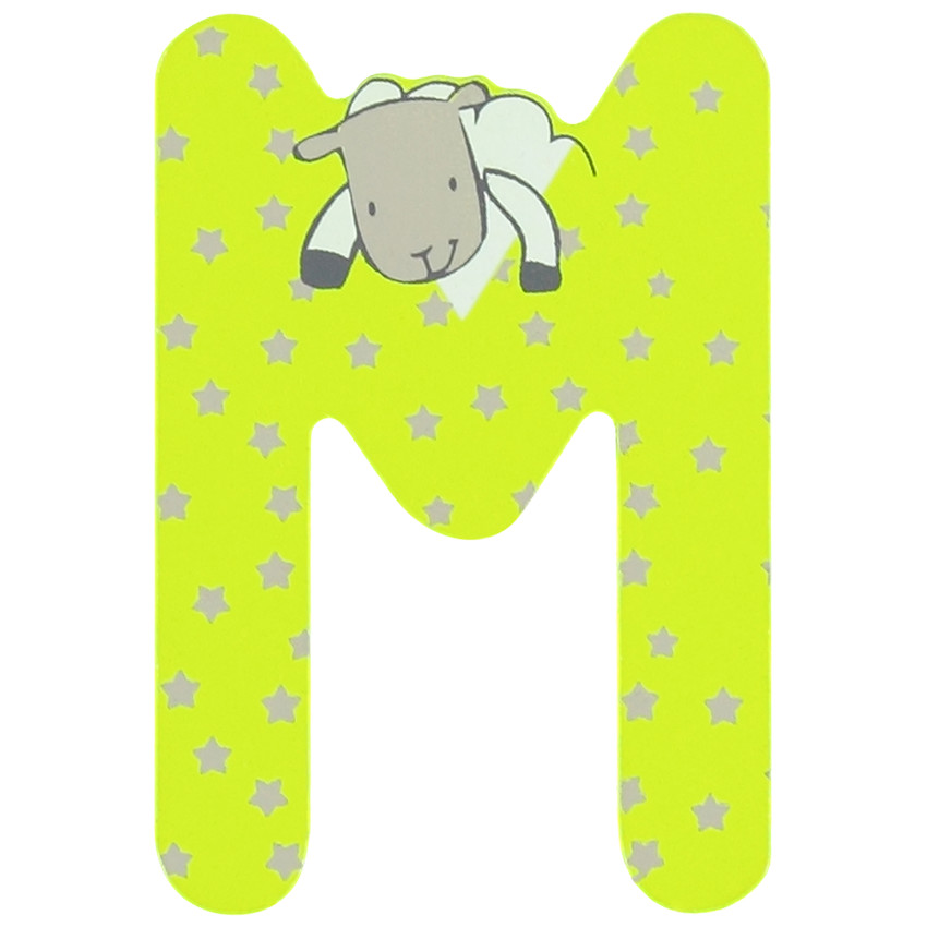 Ξύλινο γράμμα Μ 