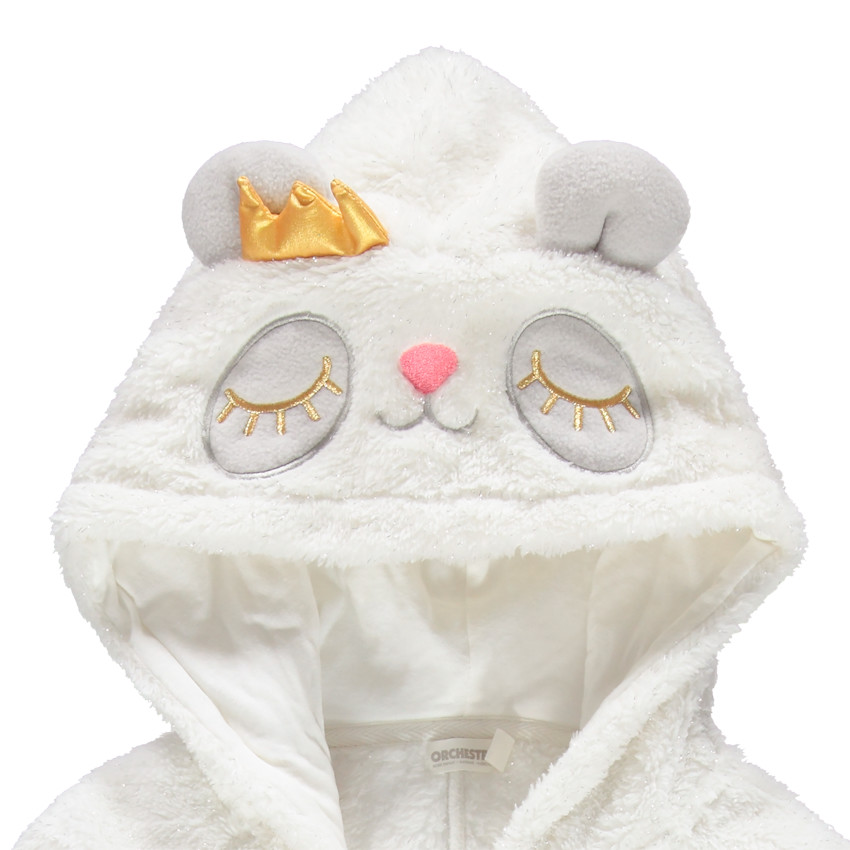 Surpyjama panda en sherpa avec oreilles en relief 