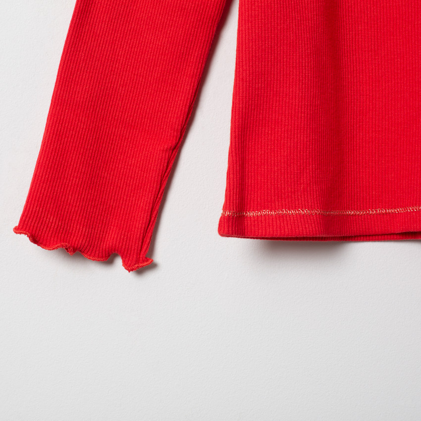 Sous-pull col roulé print Minnie Disney avec noeud en sequins 