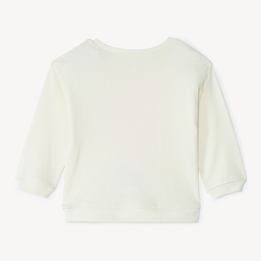 Φούτερ με στάμπα φράουλα για κορίτσι μωρό 