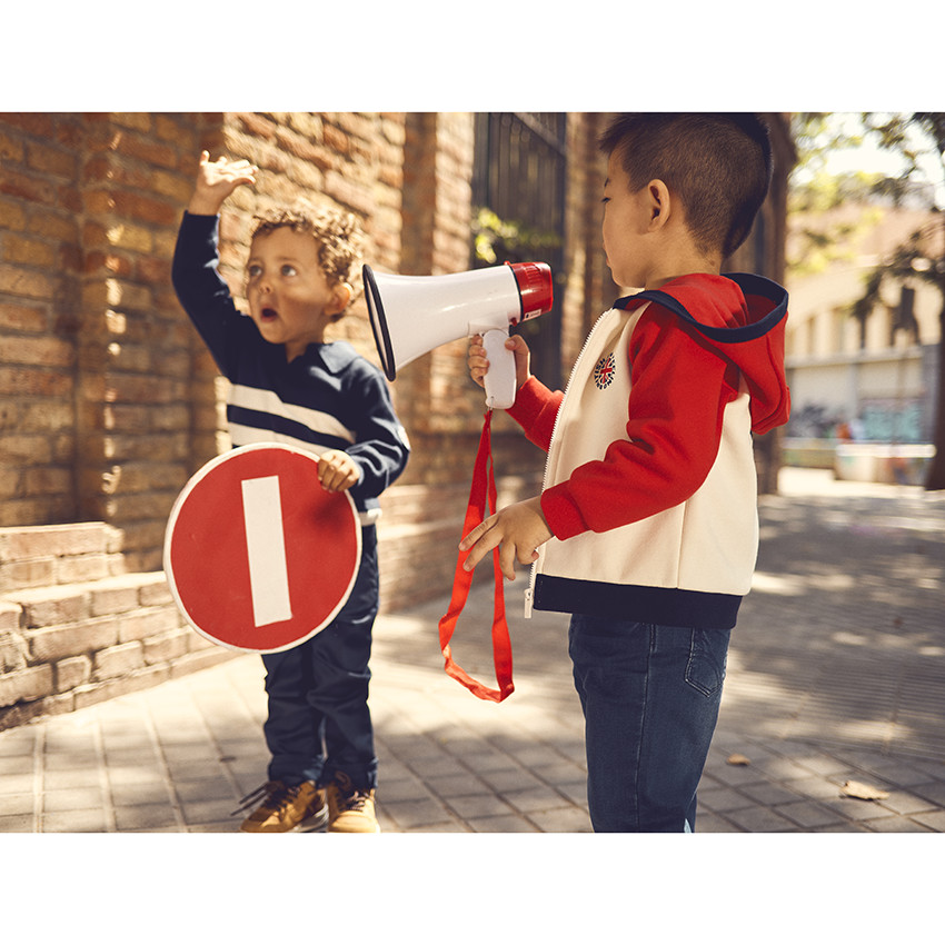 Ζακέτα με κουκούλα από molleton για μωρό αγόρι 