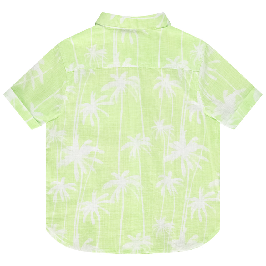 Κοντομάνικη πουκάμισο με σχέδιο φοίνικες για αγόρι 