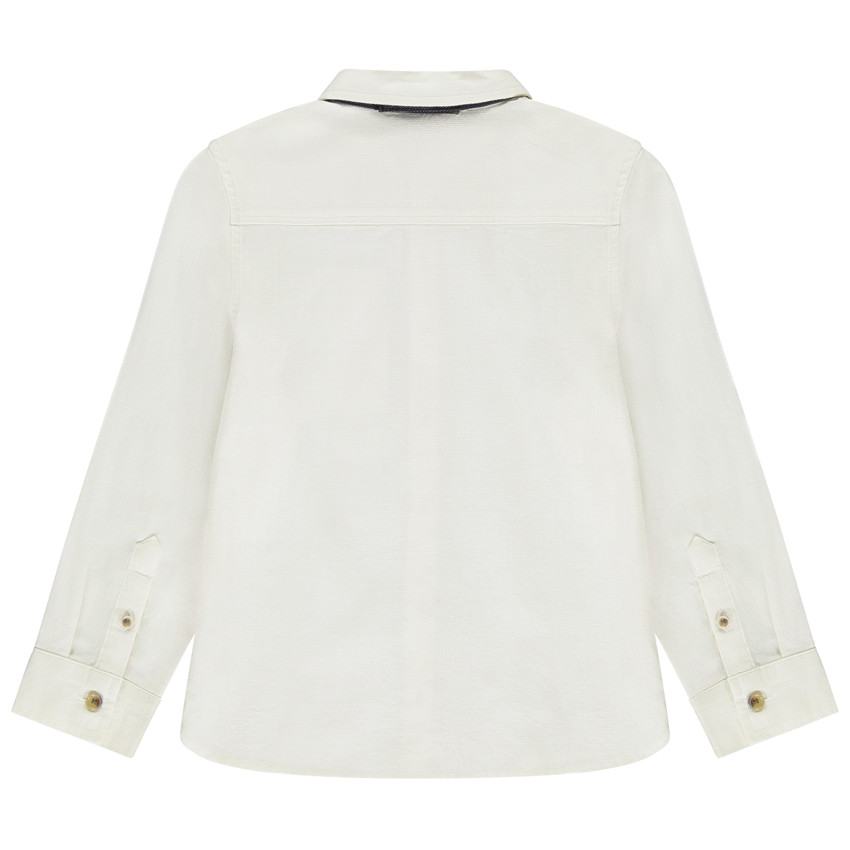 Πουκάμισο μακρυμάνικο με φιόγκο για αγόρι 