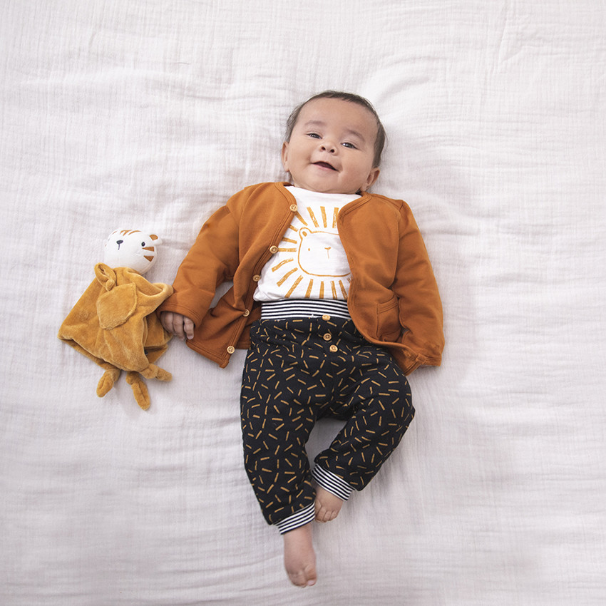 Σετ 3 τεμαχίων με σχέδιο λιοντάρι για bébé αγόρι 