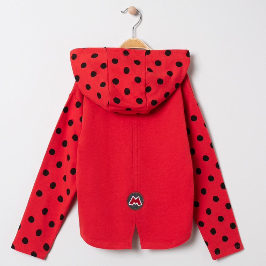 Sweat à capuche à pois print Minnie Disney 