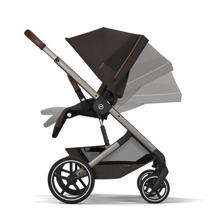 Poussette Duo Balios S Lux 2026 + Nacelle Chocolate Brown 