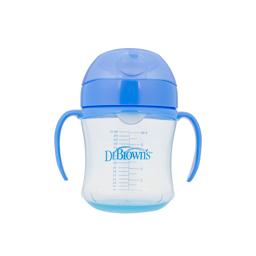 Κύπελλο 180 ml μαλακό στόμιο με καπάκι και λαβές - Διατίθεται σε 4 χαρούμενα χρώματα 