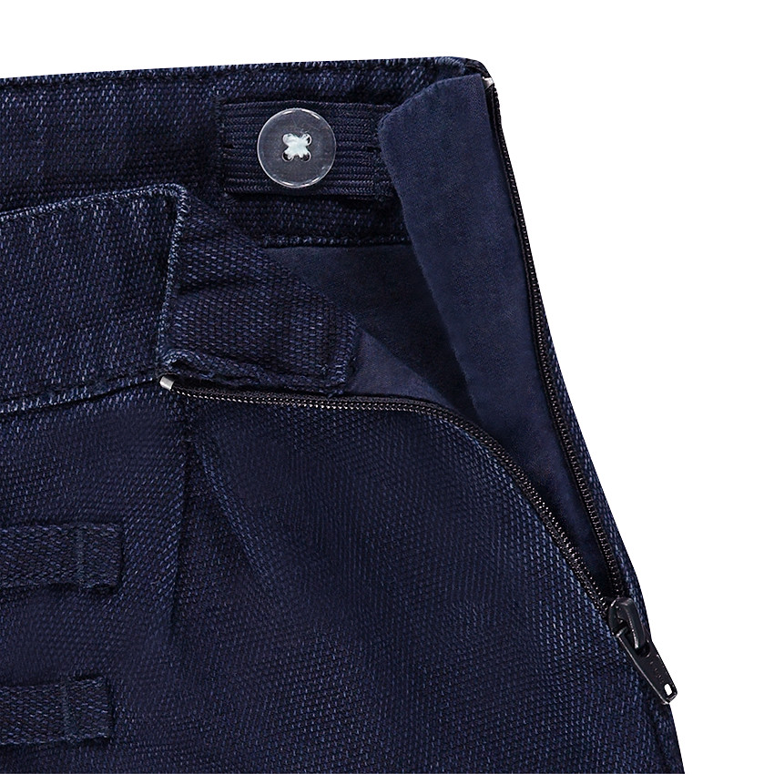 Παιδικά - Υφασμάτινη φούστα-σορτσάκι σε στιλ τζιν με αγκράφες 