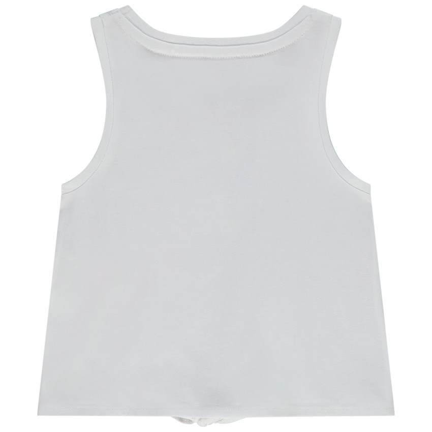 Αμάνικο μπλουζάκι από jersey print Miami για κορίτσι 