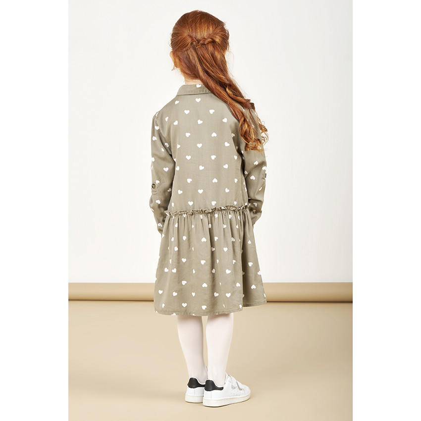 Φόρεμα μακρυμάνικο tencel για κορίτσι 