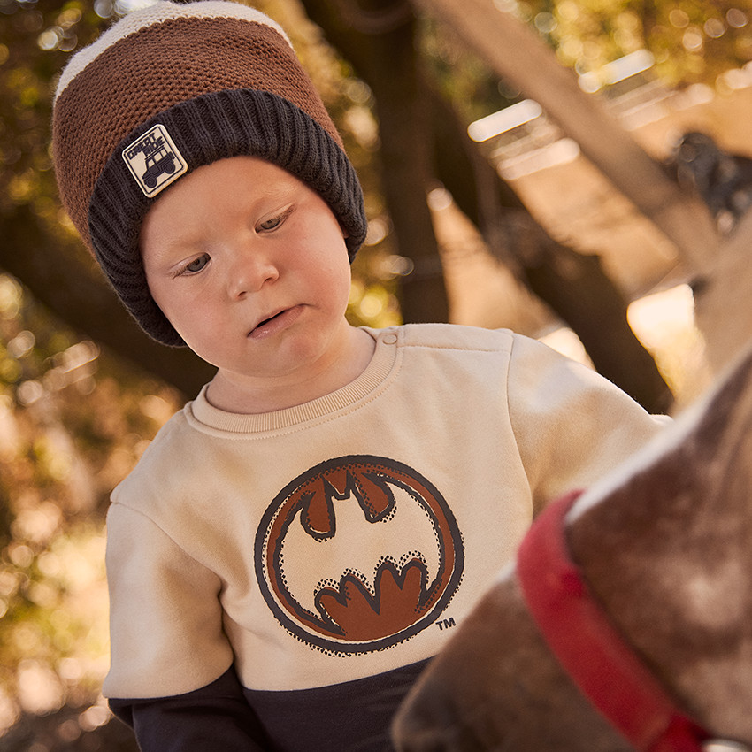 Σέτ φούτερ Batman Warner + παντελόνι φόρμας για μωρό αγόρι  Additional Σέτ φούτερ Batman Warner + παντελόνι φόρμας για μωρό αγόρι