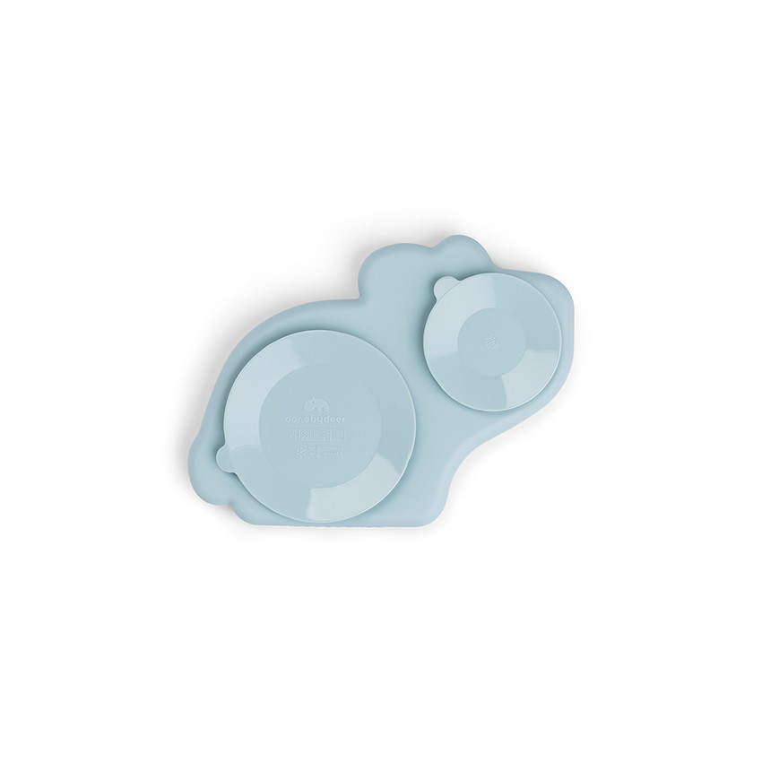 Πιάτο Από Σιλικόνη Stick&Stay Dotti Blue 