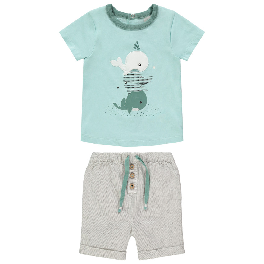 Σετ με t-shirt με σχέδιο φάλαινες  Additional Σετ με t-shirt με σχέδιο φάλαινες